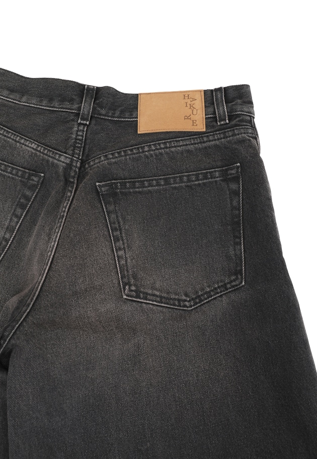 ＜HAIKURE（ハイクル）＞“BETHANY EARL WASH”デニムパンツ 詳細画像 Black 18
