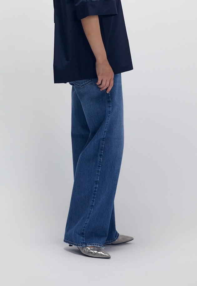 ＜upper hights / アッパーハイツ＞“THE NICE MID RISE”デニムパンツ	 詳細画像 Light blue 6