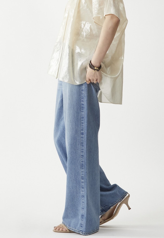 【予約】＜upper hights / アッパーハイツ＞“THE LAUREN”デニムパンツ 詳細画像 Light blue 6