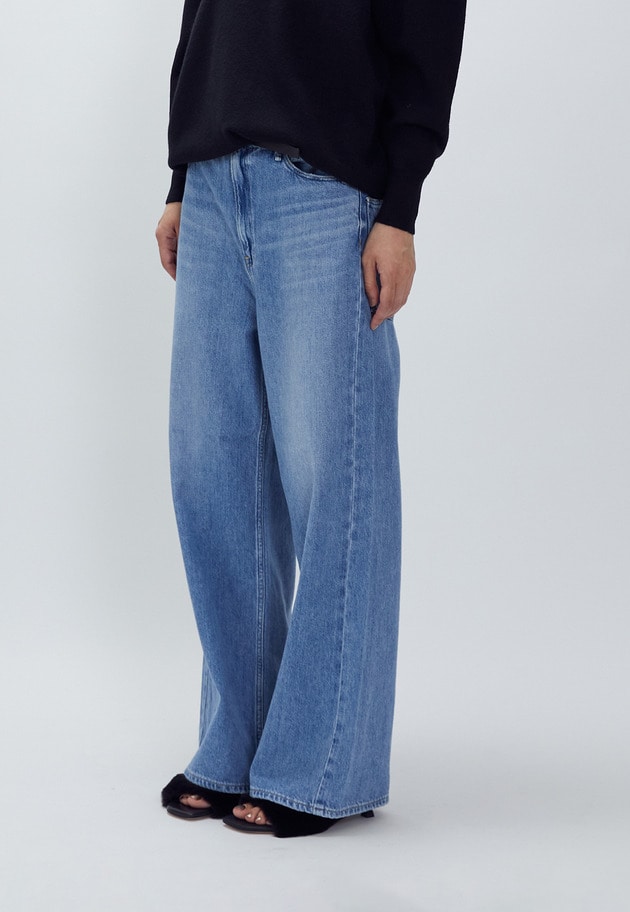 ＜upper hights / アッパーハイツ＞“THE LARA”デニムパンツ 詳細画像 Light blue 3