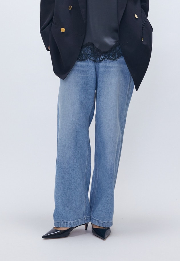 ＜COUTURE D'ADAM（クチュール ド アダム）＞デニムパンツ 詳細画像 Blue 1