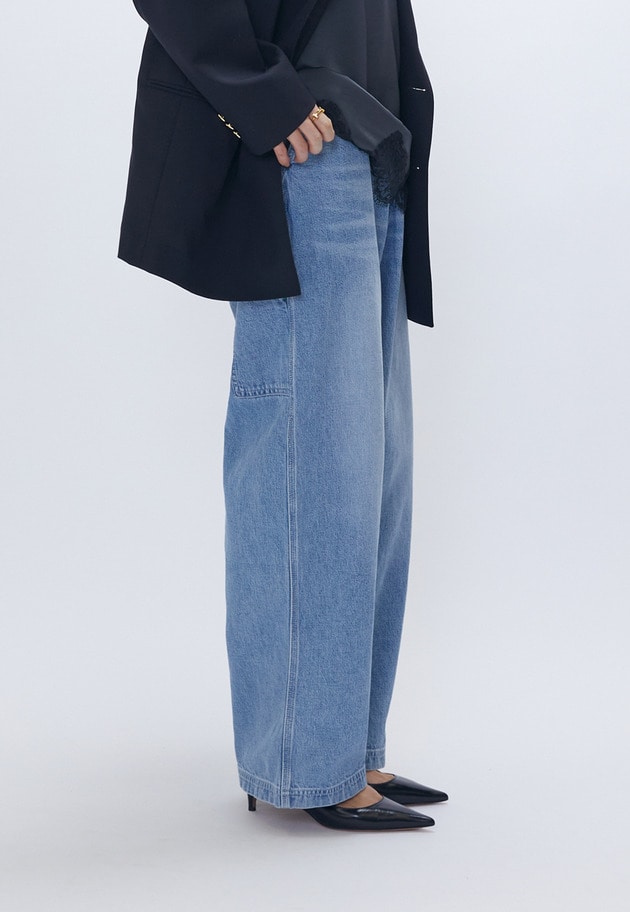 ＜COUTURE D'ADAM（クチュール ド アダム）＞デニムパンツ 詳細画像 Blue 2