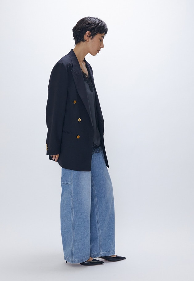 ＜COUTURE D'ADAM（クチュール ド アダム）＞デニムパンツ 詳細画像 Blue 3