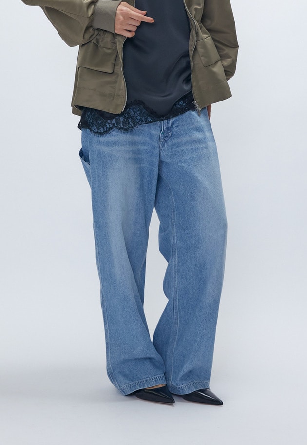 ＜COUTURE D'ADAM（クチュール ド アダム）＞デニムパンツ 詳細画像 Blue 4