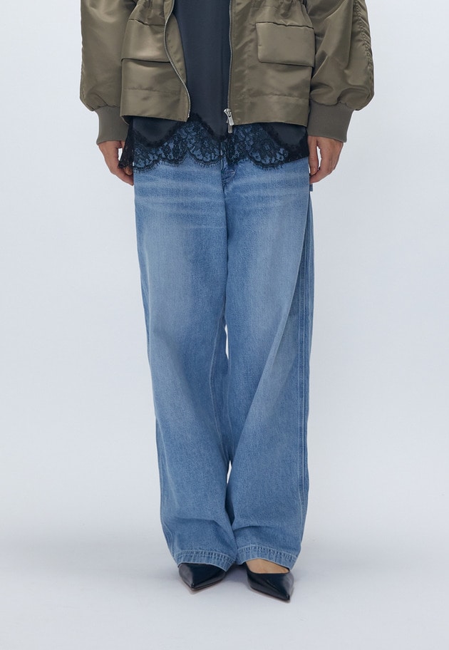 ＜COUTURE D'ADAM（クチュール ド アダム）＞デニムパンツ 詳細画像 Blue 5