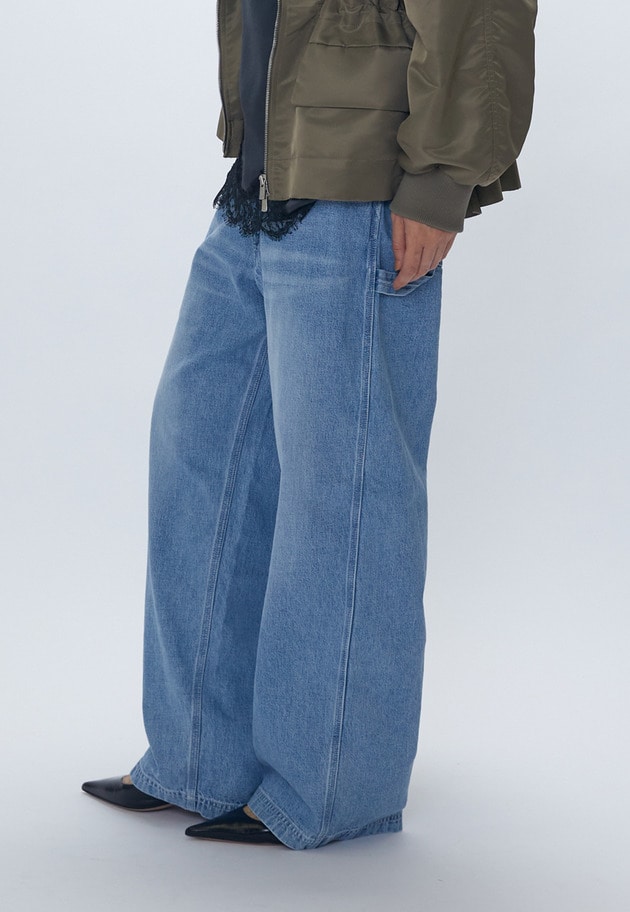 ＜COUTURE D'ADAM（クチュール ド アダム）＞デニムパンツ 詳細画像 Blue 6