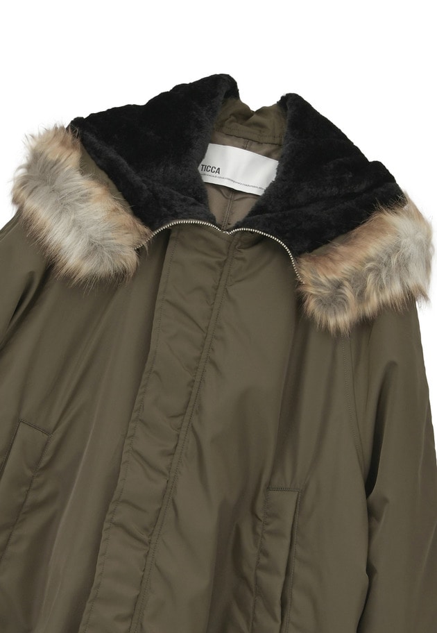 ＜TICCA（ティッカ）＞ミリタリージャケット 詳細画像 Brown 8