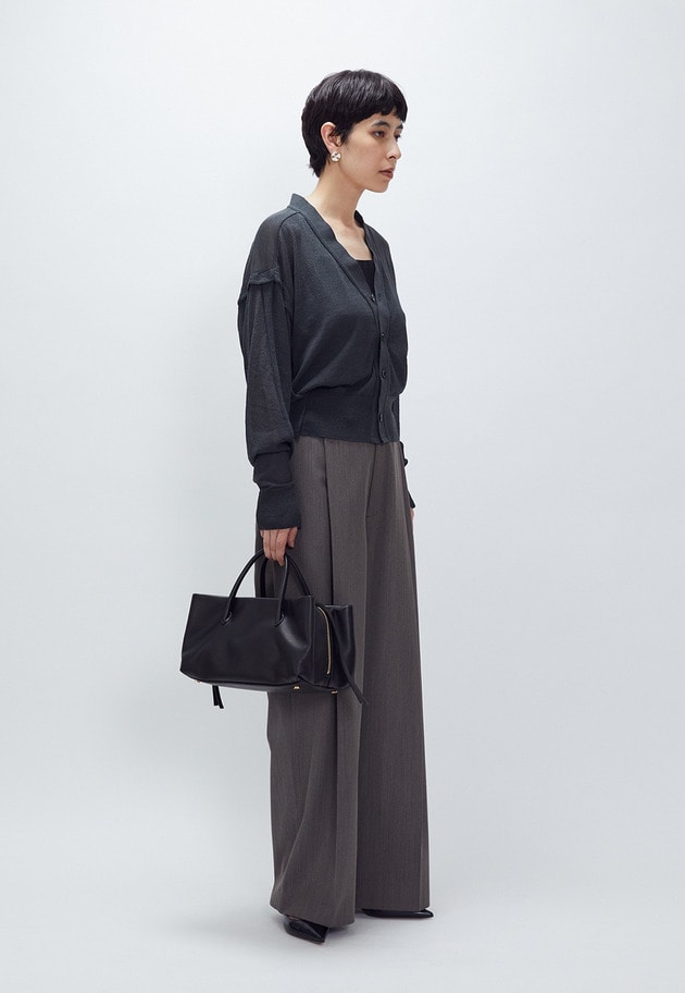 ＜NEPLA. (ネプラ)＞ニットカーディガン 詳細画像 Dark gray 4