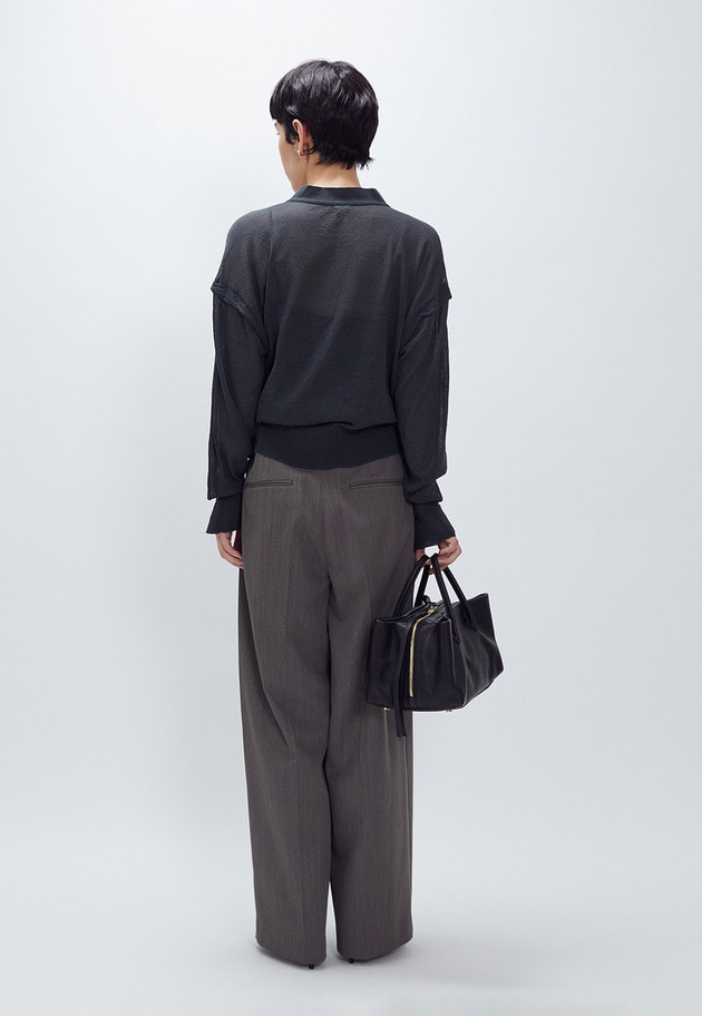 ＜NEPLA. (ネプラ)＞ニットカーディガン 詳細画像 Dark gray 6