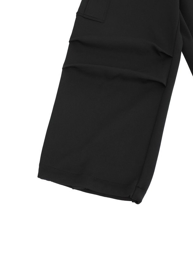 ＜LOWER（ローヴァー）＞18Gスムースミリタリーパンツ 詳細画像 Black 14