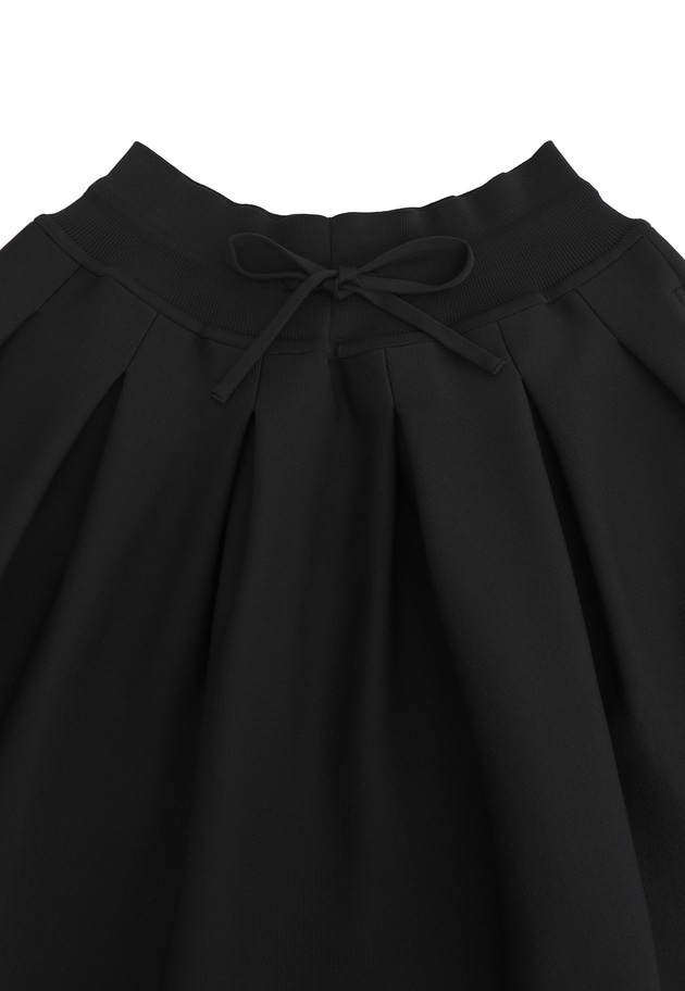 ＜LOWER（ローヴァー）＞18Gリブスカート 詳細画像 Black 13