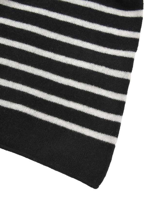 ＜COUTURE D'ADAM（クチュール ド アダム）＞フレンチボーダーニット 詳細画像 Black 12