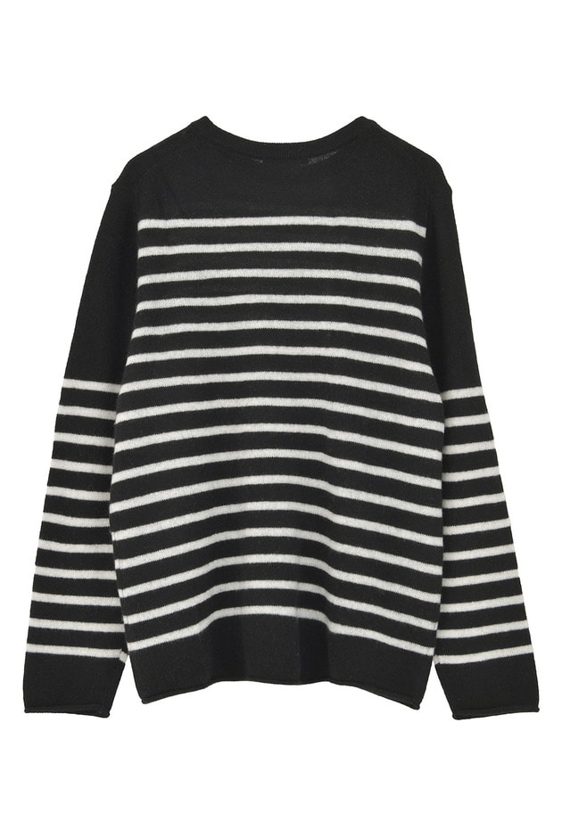 ＜COUTURE D'ADAM（クチュール ド アダム）＞フレンチボーダーニット 詳細画像 Black 9