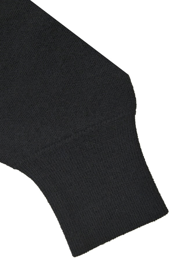 ＜LOWER（ローヴァー）＞14Gパワーショルダーニット 詳細画像 Black 10