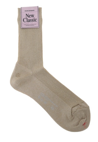 ＜MARCOMONDE（マルコモンド）＞グリッターリブソックス