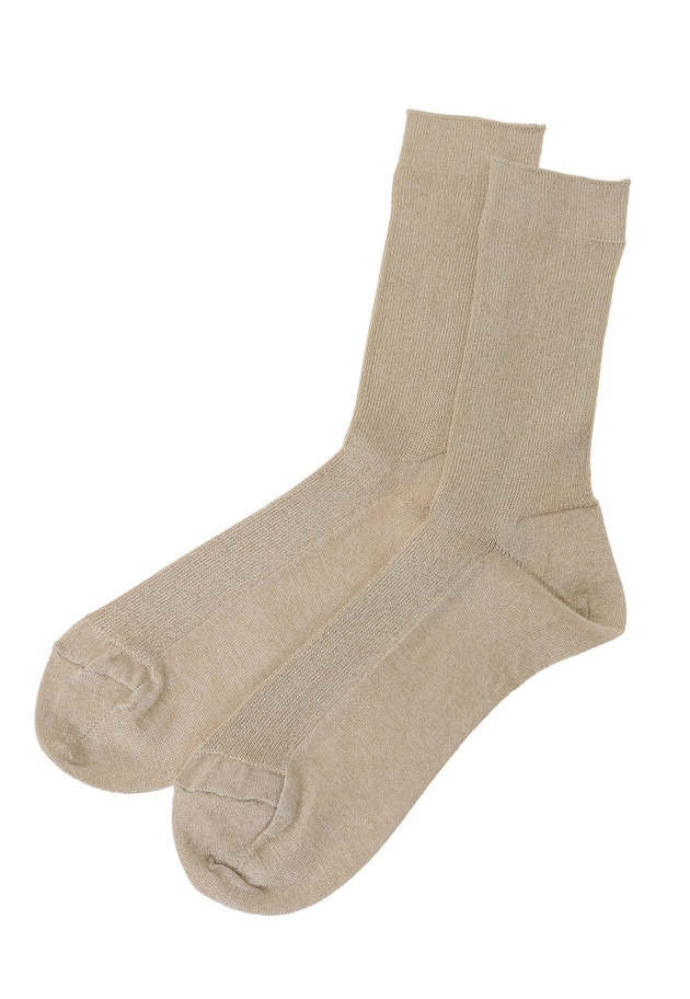 ＜MARCOMONDE（マルコモンド）＞グリッターリブソックス 詳細画像 Gold 3