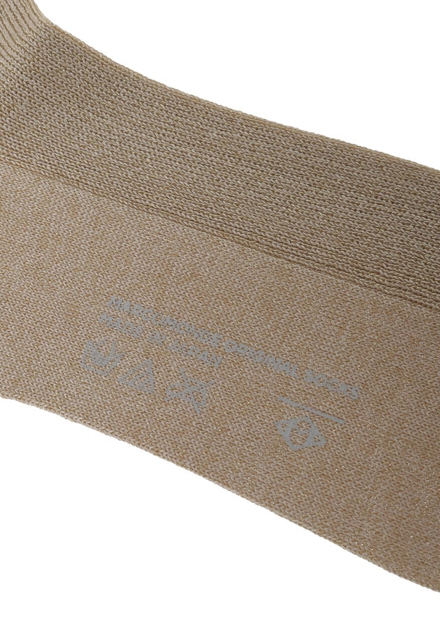 ＜MARCOMONDE（マルコモンド）＞グリッターリブソックス 詳細画像 Gold 7