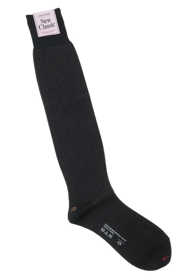 ＜MARCOMONDE（マルコモンド）＞グリッターハイソックス 詳細画像 Black 1