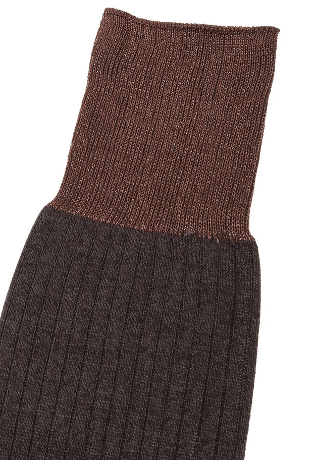 ＜MARCOMONDE（マルコモンド）＞グリッターハイソックス 詳細画像 Brown 6