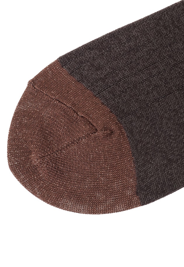 ＜MARCOMONDE（マルコモンド）＞グリッターハイソックス 詳細画像 Brown 8