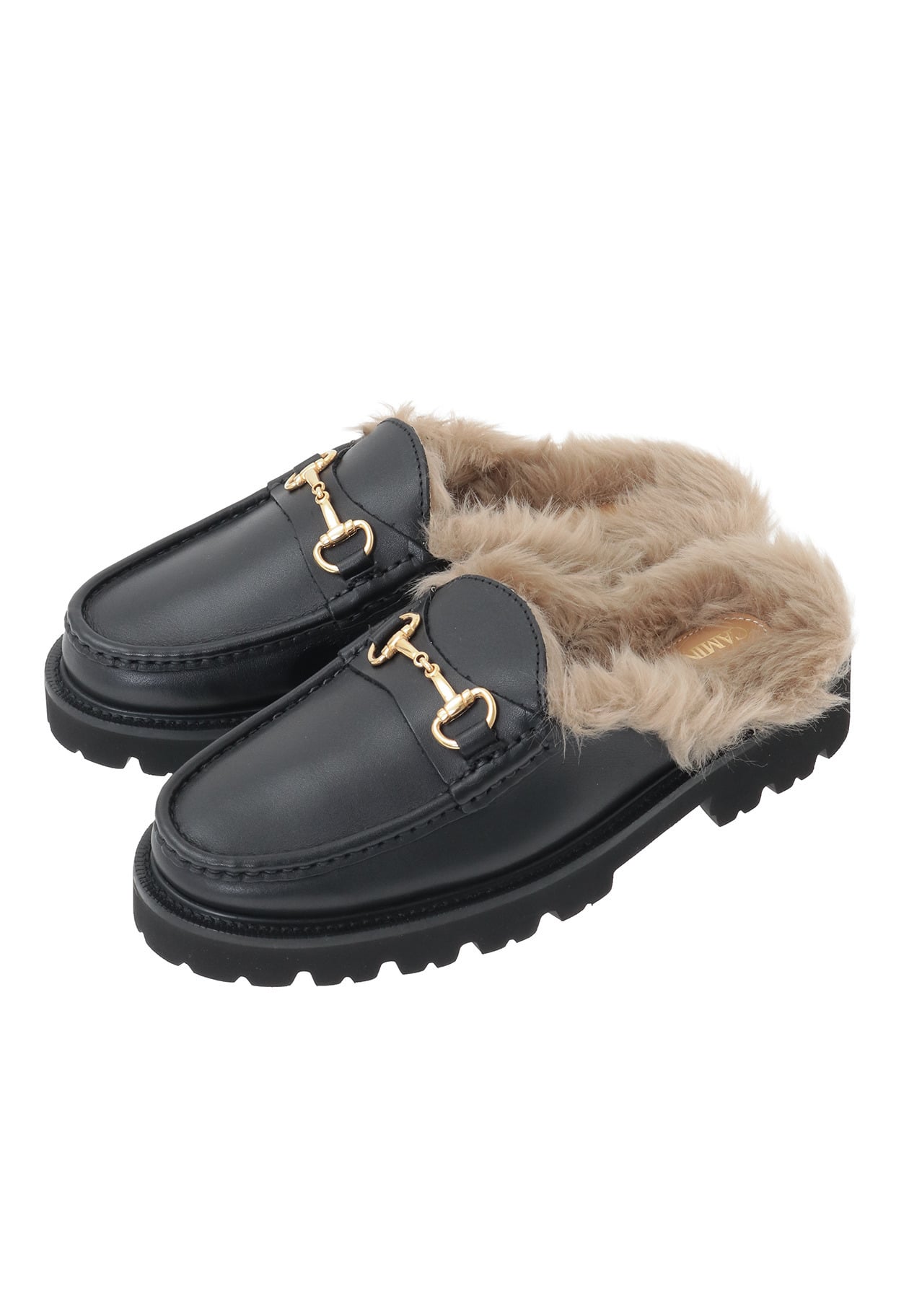 Deuxieme Classe CAMINANDO ビットローファー　ファー付き CAMINANDO/カミナンド＞SHEARING-LINED ビットファーローファー