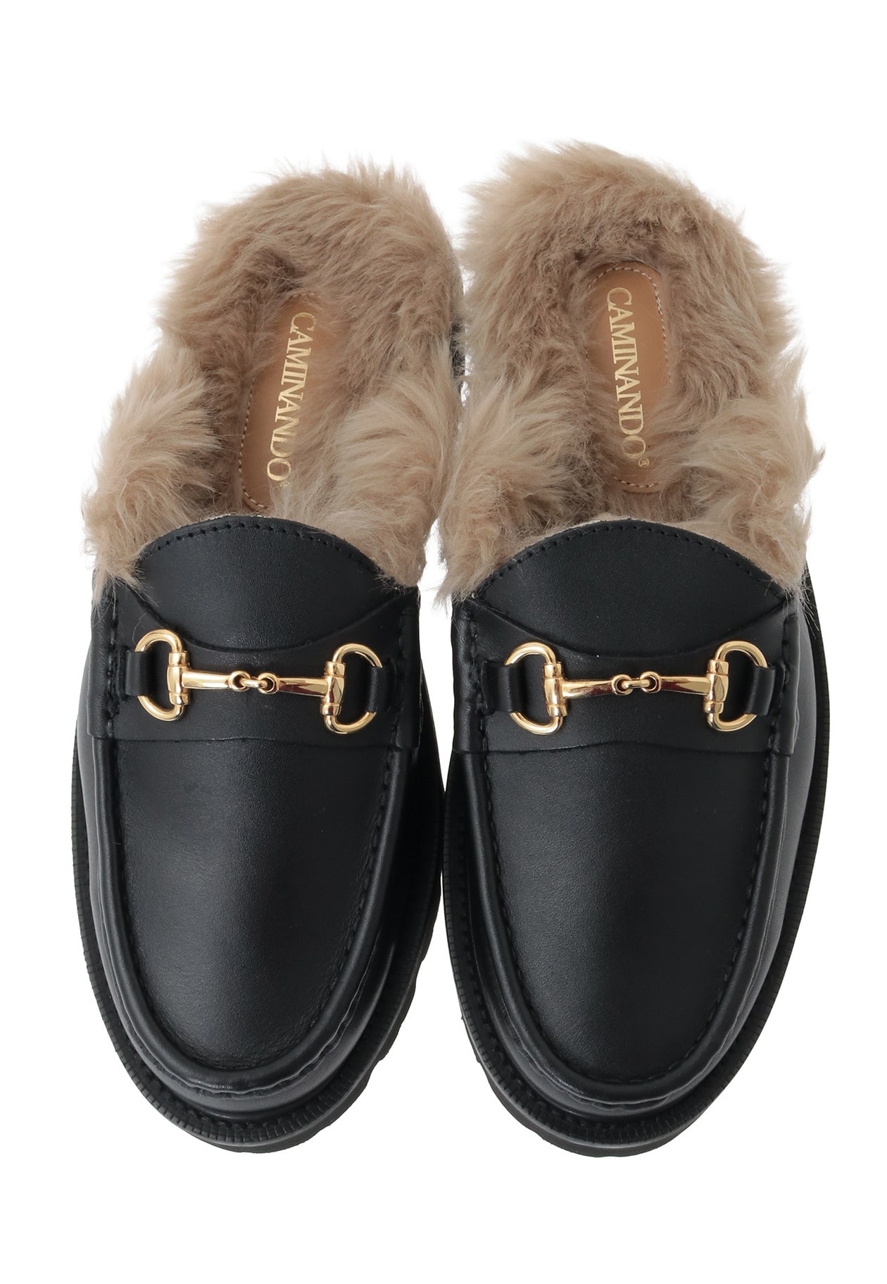 Deuxieme Classe CAMINANDO ビットローファー　ファー付き CAMINANDO/カミナンド＞SHEARING-LINED ビットファーローファー