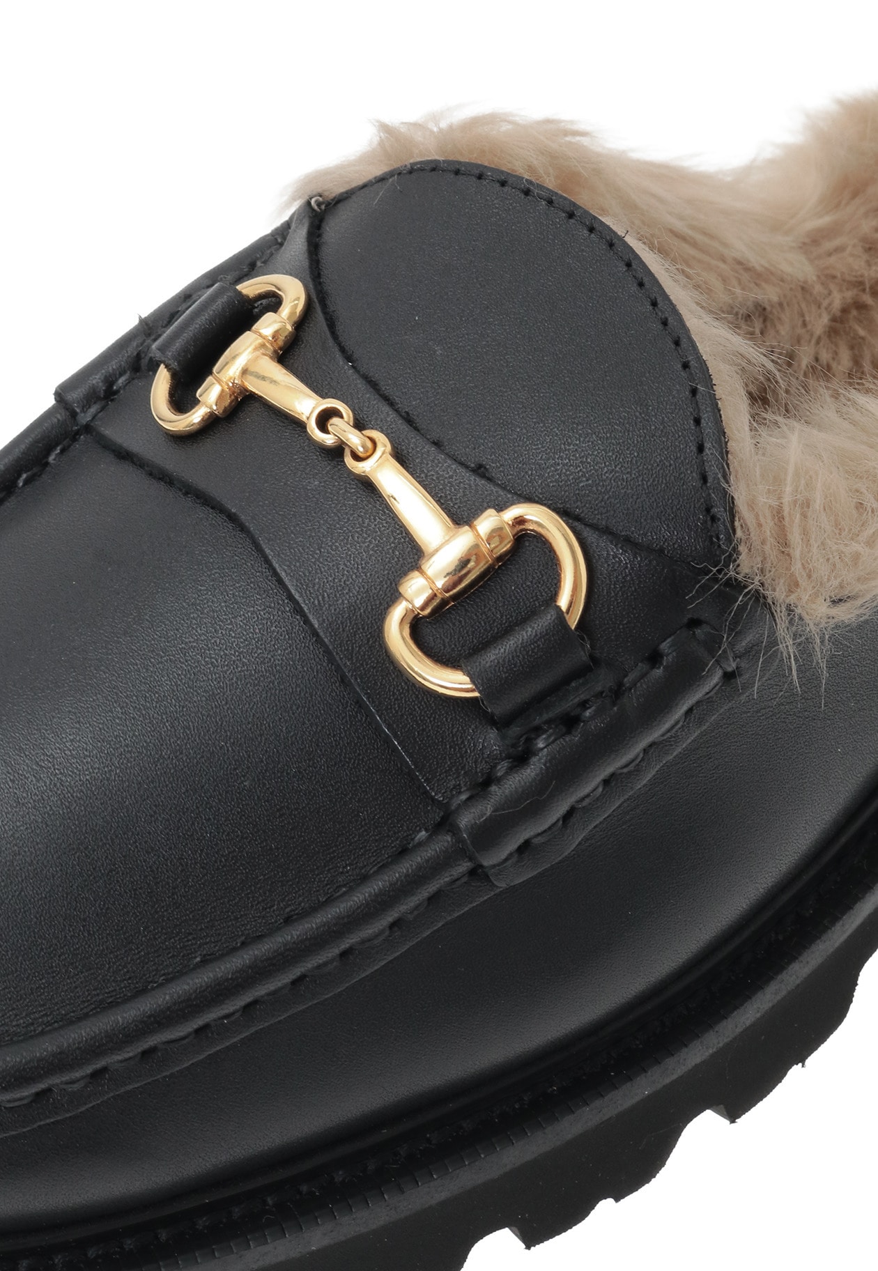 Deuxieme Classe CAMINANDO ビットローファー　ファー付き CAMINANDO/カミナンド＞SHEARING-LINED ビットファーローファー