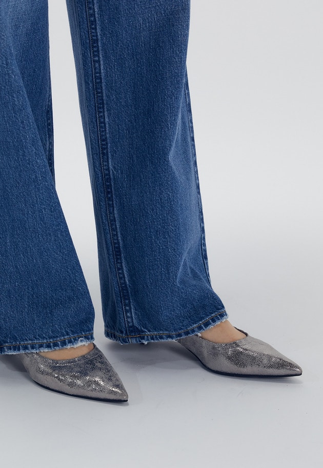 ＜CORSO ROMA 9 (コルソローマ ノーヴェ)＞シャーリングパンプス 詳細画像 Silver 2