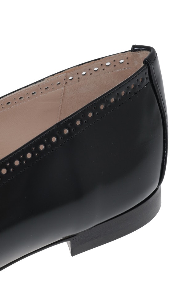 ＜NEBULONI E. (ネブローニ)＞リボンパテントローファー 詳細画像 Black 6