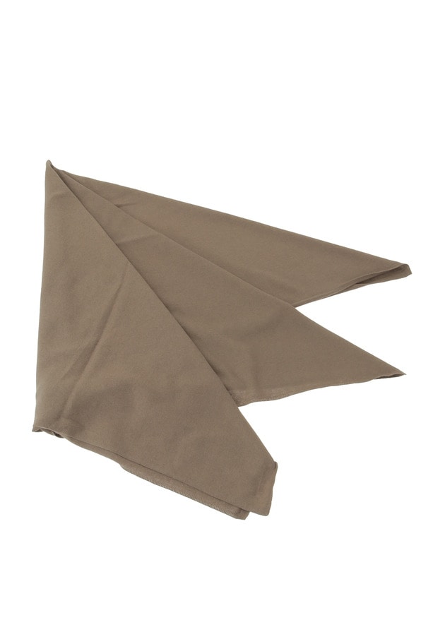 ＜THROW (スロー)＞スクエアスカーフ 詳細画像 Khaki 3
