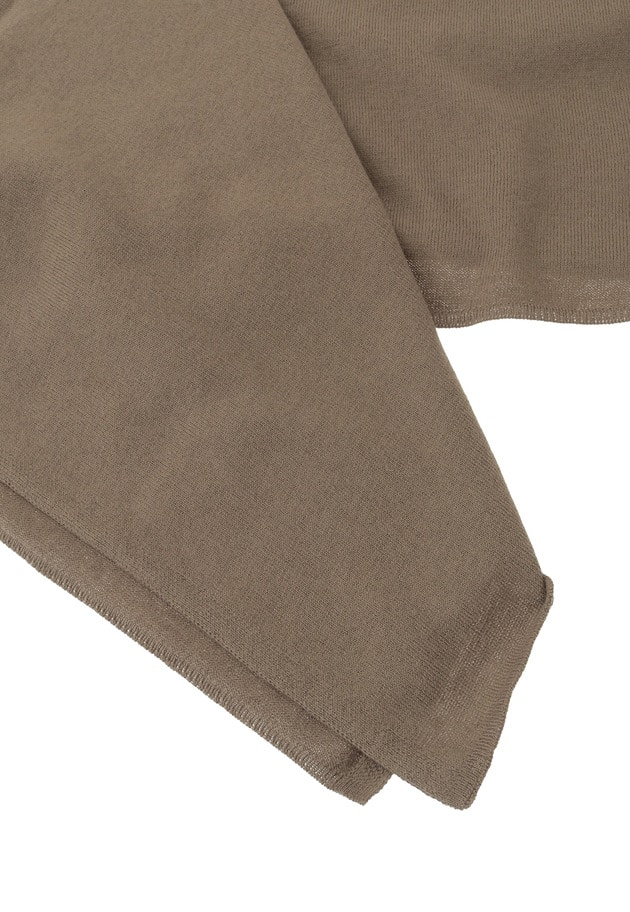 ＜THROW (スロー)＞スクエアスカーフ 詳細画像 Khaki 4