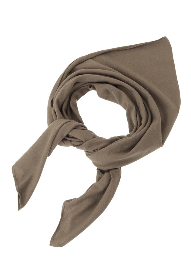 ＜THROW (スロー)＞スクエアスカーフ 詳細画像 Khaki 7