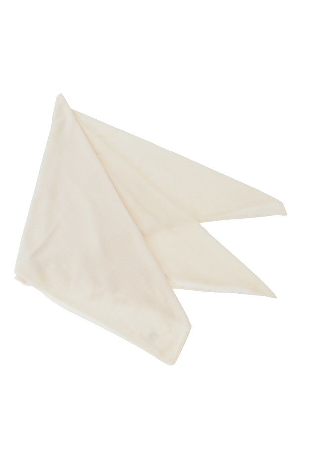 ＜THROW (スロー)＞スクエアスカーフ 詳細画像 White 5