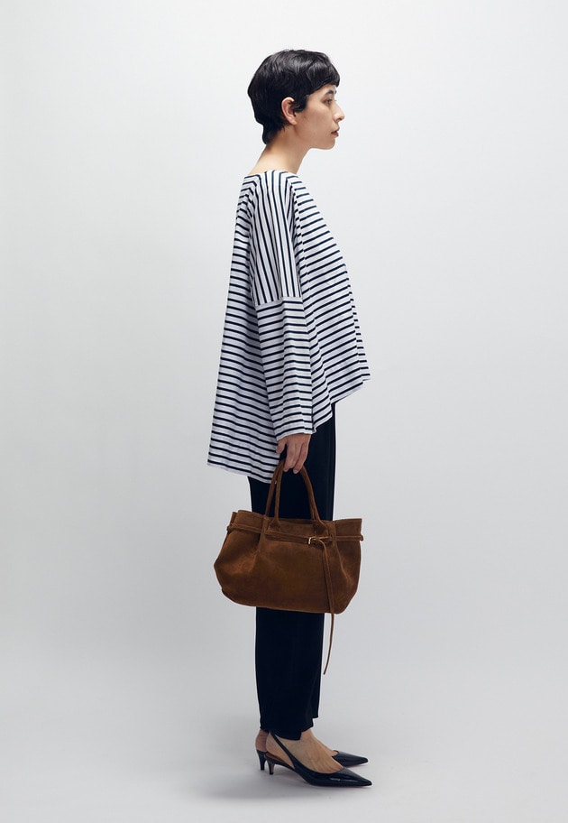 【別注】＜COGTHEBIGSMOKE (コグ ザ ビッグ スモーク)＞“ANNA TOP”ボーダートップス 詳細画像 Navy 4