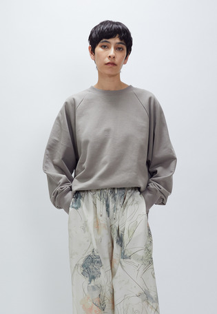 【WEB限定カラーあり】＜SOLto (ソルト)＞レースアップスウェット