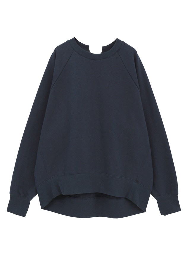 【WEB限定カラーあり】＜SOLto (ソルト)＞レースアップスウェット 詳細画像 Dark navy 11