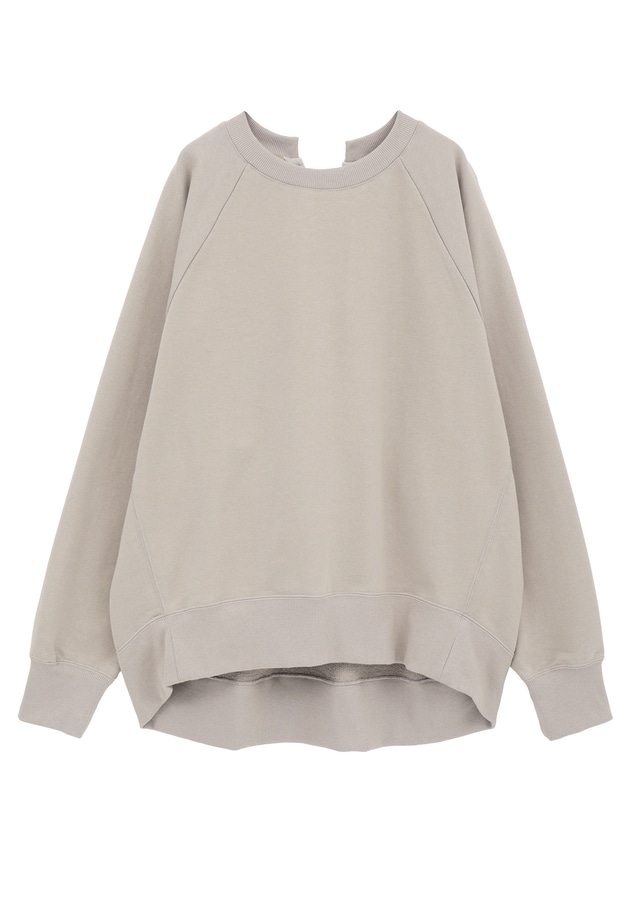 【WEB限定カラーあり】＜SOLto (ソルト)＞レースアップスウェット 詳細画像 Taupe 11