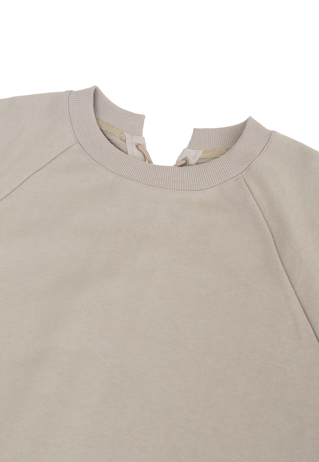 【WEB限定カラーあり】＜SOLto (ソルト)＞レースアップスウェット 詳細画像 Taupe 13