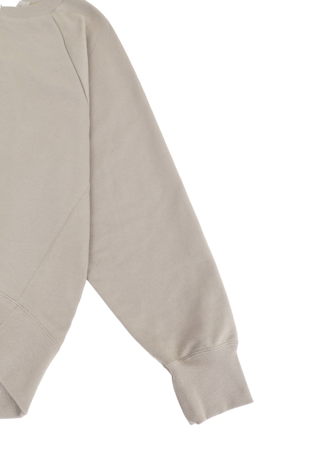 【WEB限定カラーあり】＜SOLto (ソルト)＞レースアップスウェット 詳細画像 Taupe 14