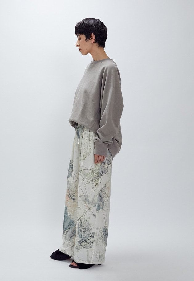 【WEB限定カラーあり】＜SOLto (ソルト)＞レースアップスウェット 詳細画像 Taupe 5