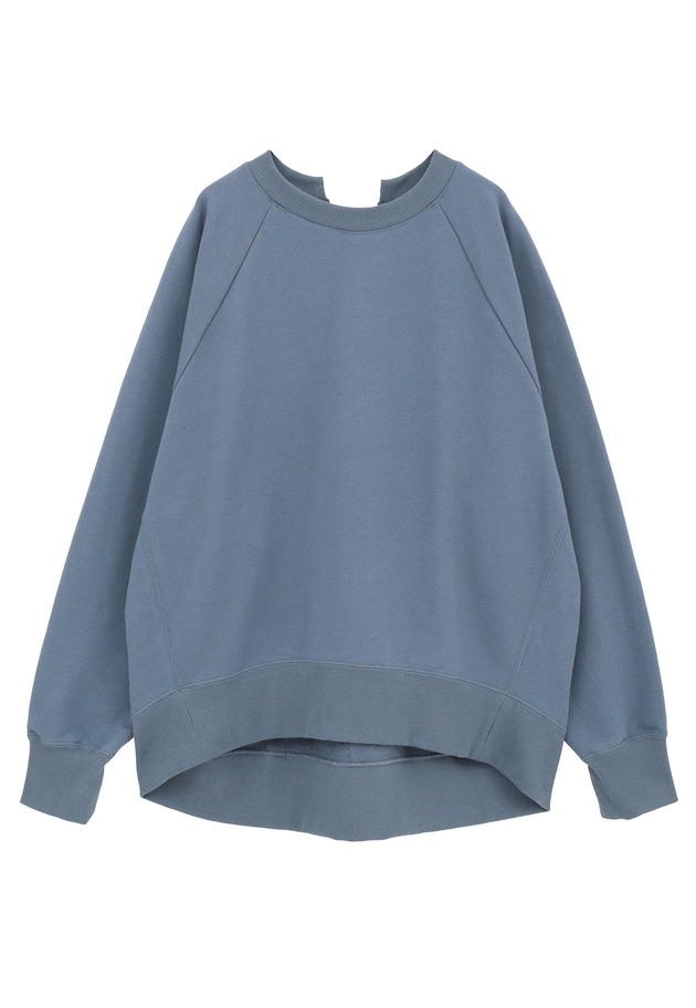 【WEB限定カラーあり】＜SOLto (ソルト)＞レースアップスウェット 詳細画像 Denim 11