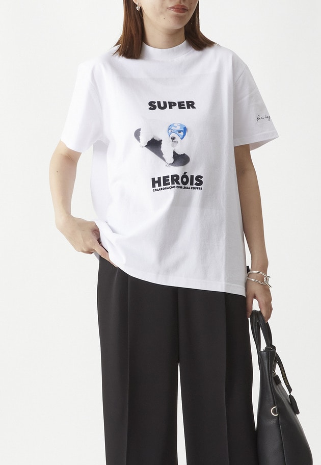 ＜NOMADIS (ノマディス)＞“LEGAL HERO'IS”Tシャツ 詳細画像 White 1