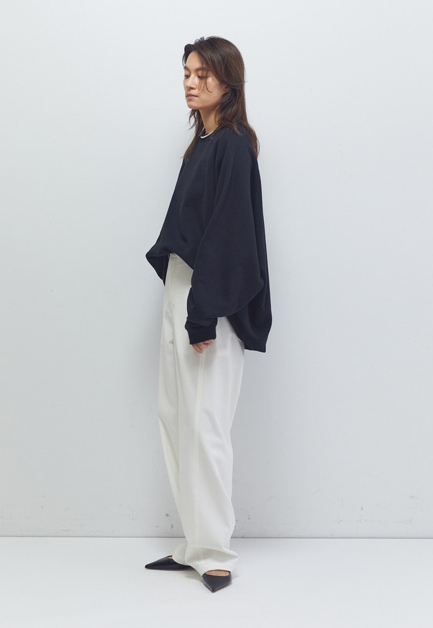 ＜COGTHEBIGSMOKE (コグ ザ ビッグ スモーク)＞“KAYA”タックヘムトップス 詳細画像 Black 7