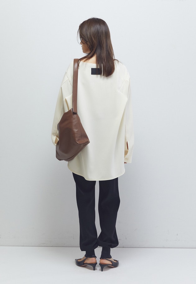 ＜COGTHEBIGSMOKE (コグ ザ ビッグ スモーク)＞“KATE”クルーネックトップス 詳細画像 Offwhite 4