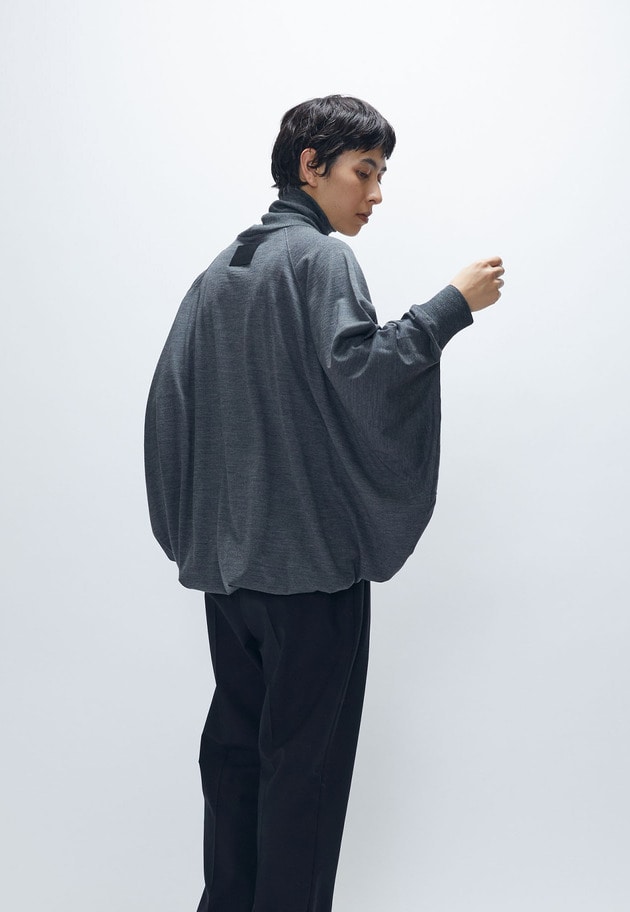 【WEB限定カラーあり】＜COGTHEBIGSMOKE (コグ ザ ビッグ スモーク)＞“MATILDAPOLLO NECK”トップス 詳細画像 WEB限定 Dark gray 2