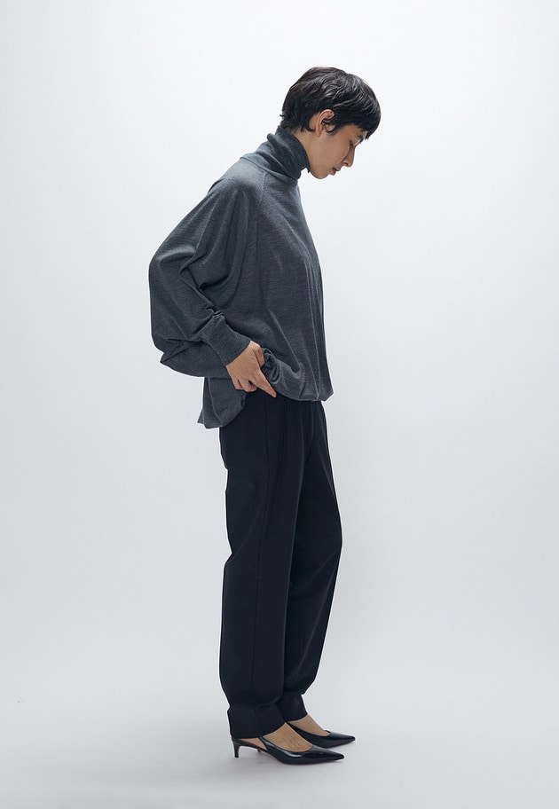 【WEB限定カラーあり】＜COGTHEBIGSMOKE (コグ ザ ビッグ スモーク)＞“MATILDAPOLLO NECK”トップス 詳細画像 WEB限定 Dark gray 6