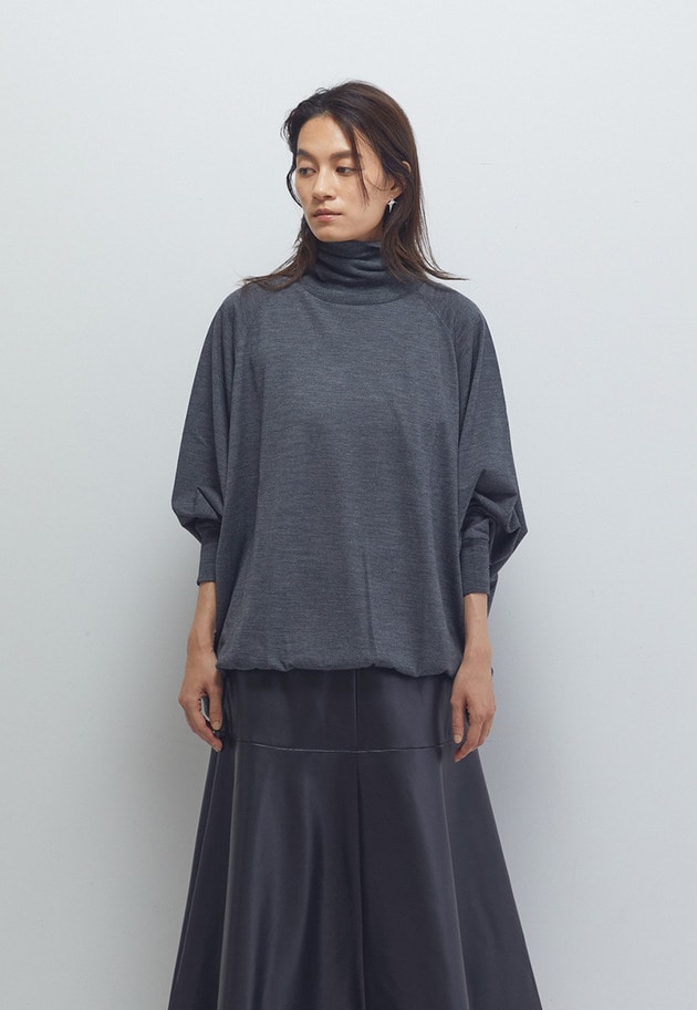 【WEB限定カラーあり】＜COGTHEBIGSMOKE (コグ ザ ビッグ スモーク)＞“MATILDAPOLLO NECK”トップス 詳細画像 WEB限定 Dark gray 8