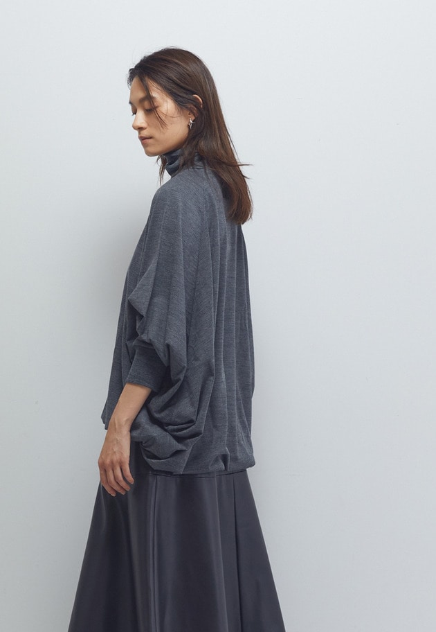 【WEB限定カラーあり】＜COGTHEBIGSMOKE (コグ ザ ビッグ スモーク)＞“MATILDAPOLLO NECK”トップス 詳細画像 WEB限定 Dark gray 9