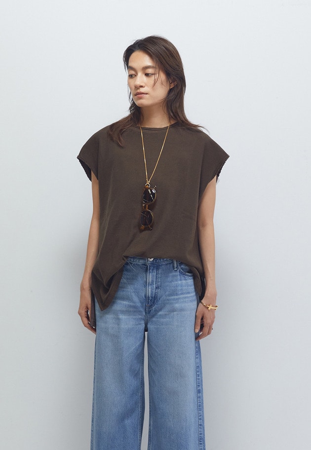 ＜GREYCHORD（グレーコード）＞“ELEN”別注フレンチスリーブプルオーバー 詳細画像 Khaki 1