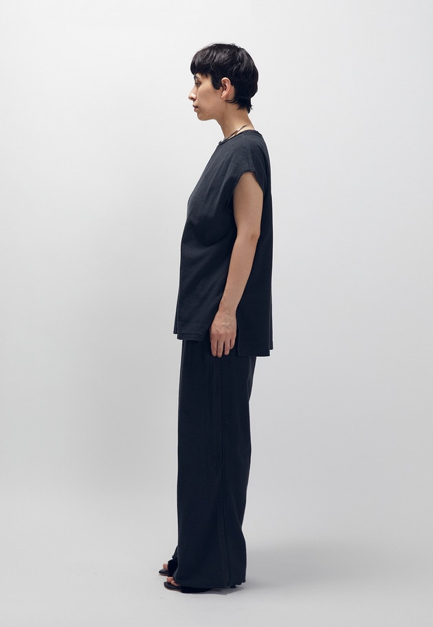 ＜GREYCHORD（グレーコード）＞“LONA”ワイドストレートパンツ 詳細画像 Gray 5